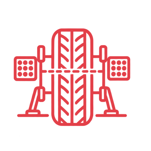 HGV truck and trailer wheel alignment